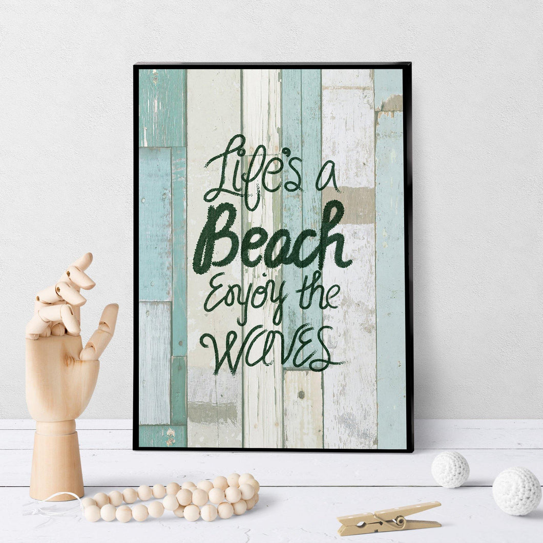 0970 Life's A Beach Art - deloresartcanada