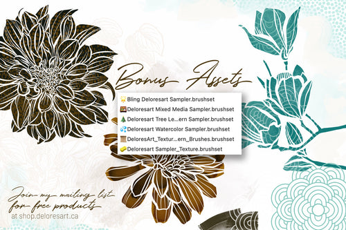 Volume 074 - Two Color Pattern Brushes and Washi Tapes