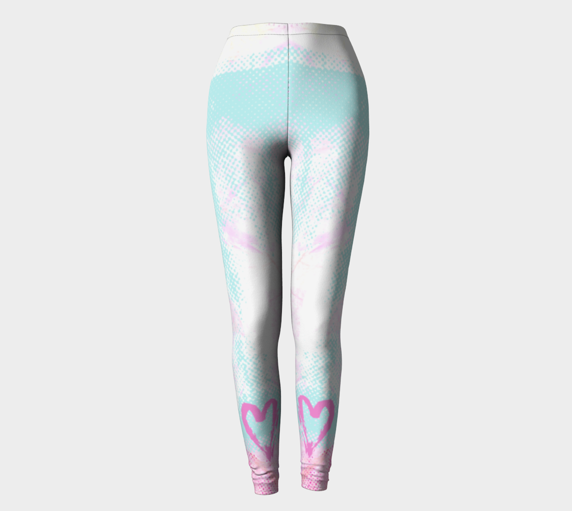 The Snuggle is Real Leggings by Deloresart