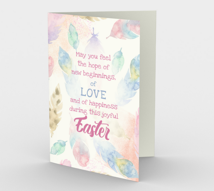 1174. New Beginnings Easter  Card by DeloresArt