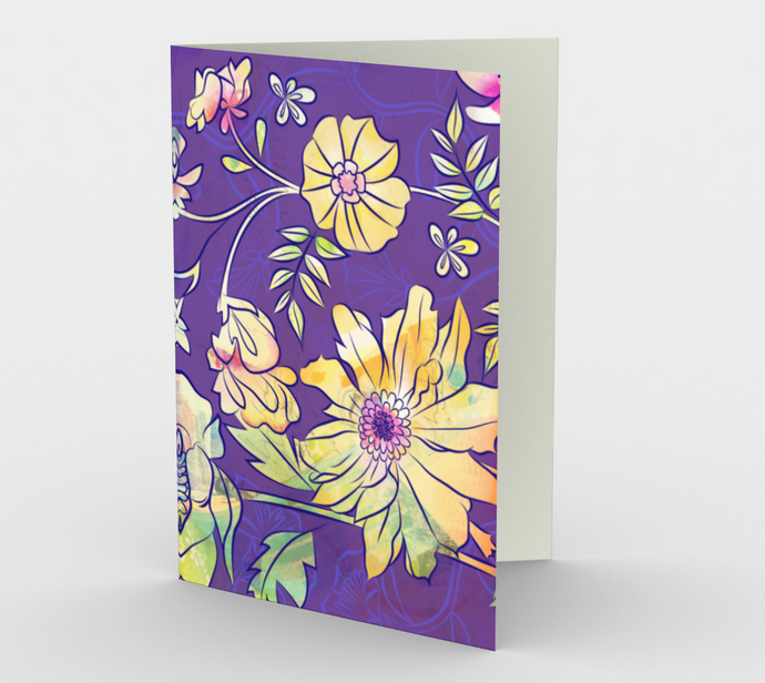 1234. Francella Floret  Card by DeloresArt