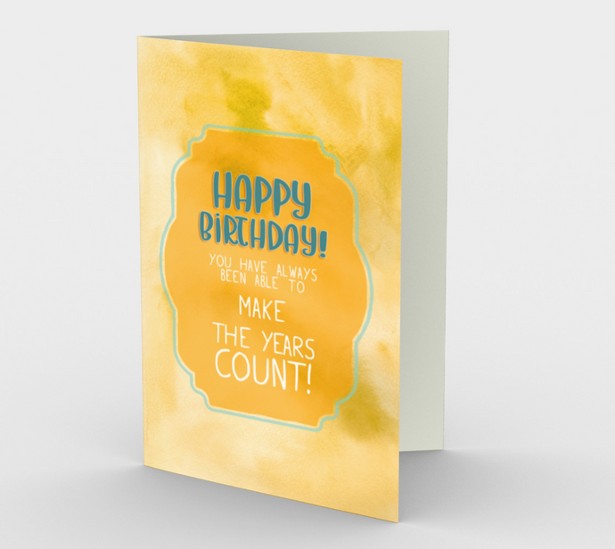 0301 Make the Years Count Card by Deloresart - deloresartcanada